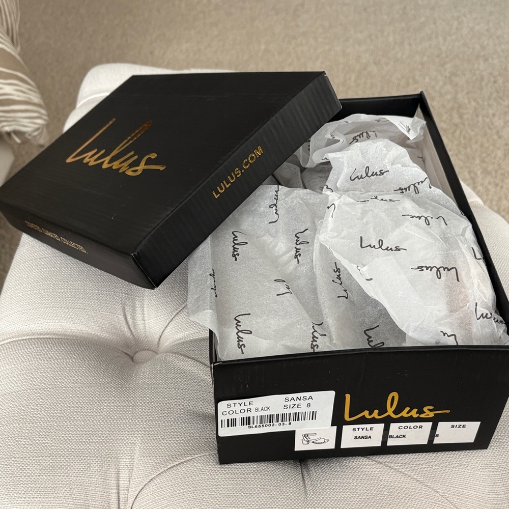 LULUS black ankle strap platform sandals - Picture 4 of 12